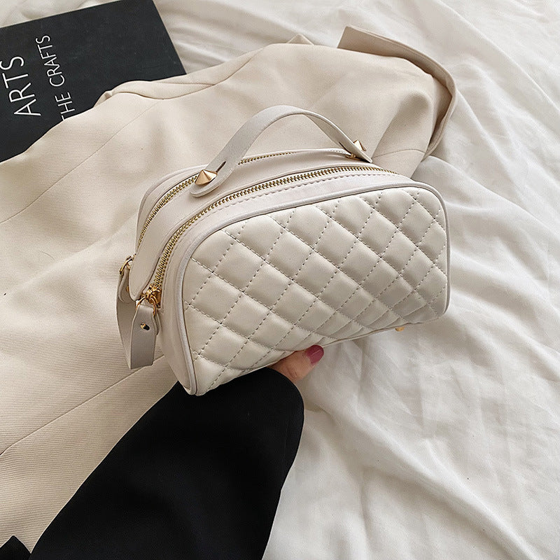 Rhombus Cosmetic Bag Portable Large Capacity