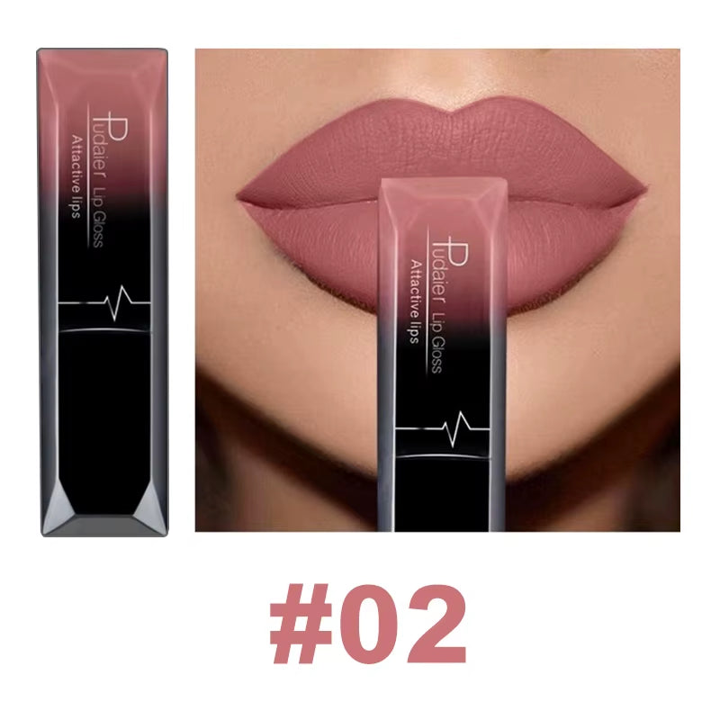 21 Color Lip Gloss Waterproof Matte Liquid Lipstick Moisturizing Lip Gloss Lip Makeup Beauty Cosmetics
